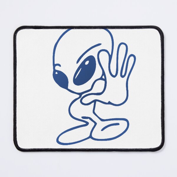 Item preview, Blue Alien Character - Y2K Retro Streetwear Graphic designed and sold by Austroz.