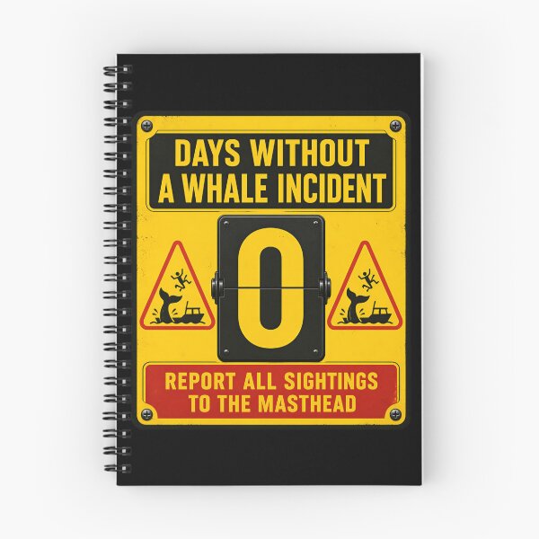 Item preview, Moby Dick Whale Incident Counter - Zero Days designed and sold by Fenay Designs.