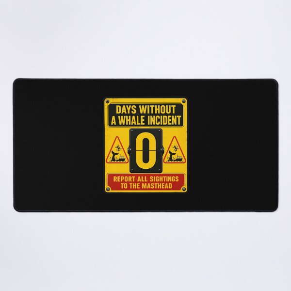 Item preview, Moby Dick Whale Incident Counter - Zero Days designed and sold by Fenay Designs.