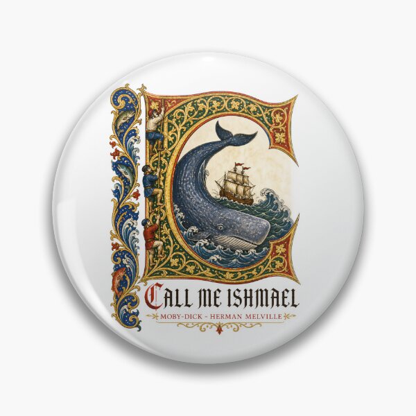 Item preview, Moby Dick Illuminated Manuscript - Call Me Ishmael designed and sold by Fenay Designs.
