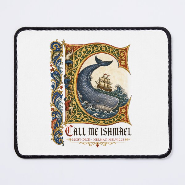 Item preview, Moby Dick Illuminated Manuscript - Call Me Ishmael designed and sold by Fenay Designs.