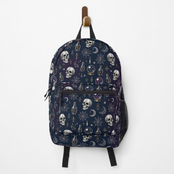 Item preview, Dark Gothic Skull and Witchcraft Seamless Pattern designed and sold by Patternpulseee.