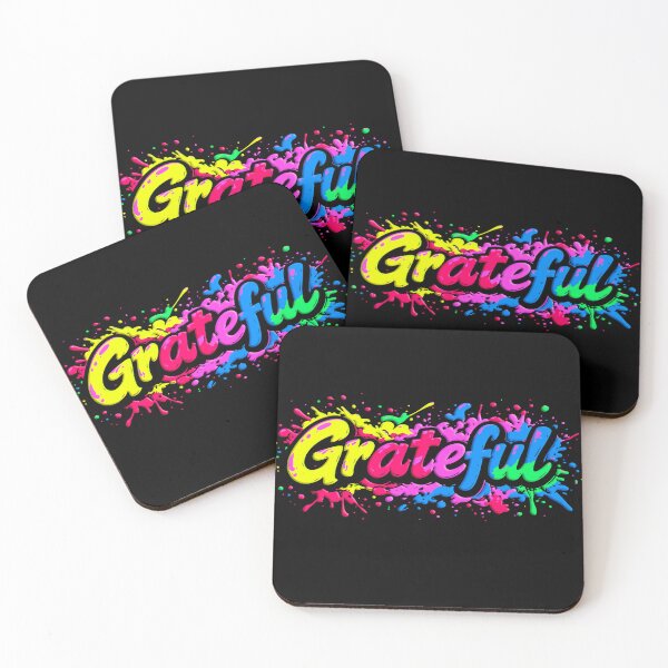 Item preview, Grateful Graffiti Art — Colorful Paint Splash Street Style Typography designed and sold by lucidfrog.