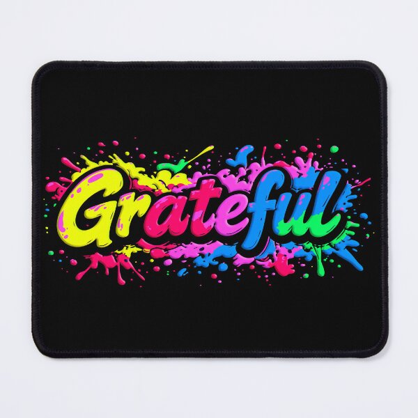 Item preview, Grateful Graffiti Art — Colorful Paint Splash Street Style Typography designed and sold by lucidfrog.