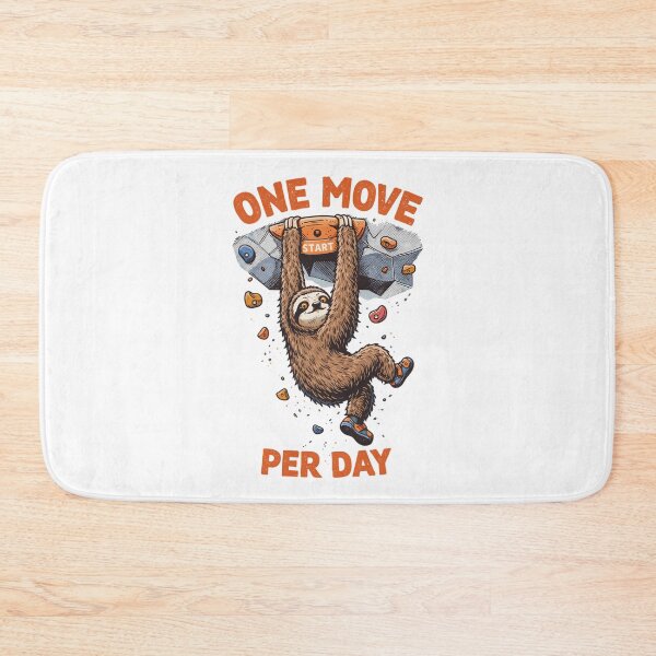 Item preview, Sloth Bouldering - One Move Per Day Fun designed and sold by Pineapple-Tree.