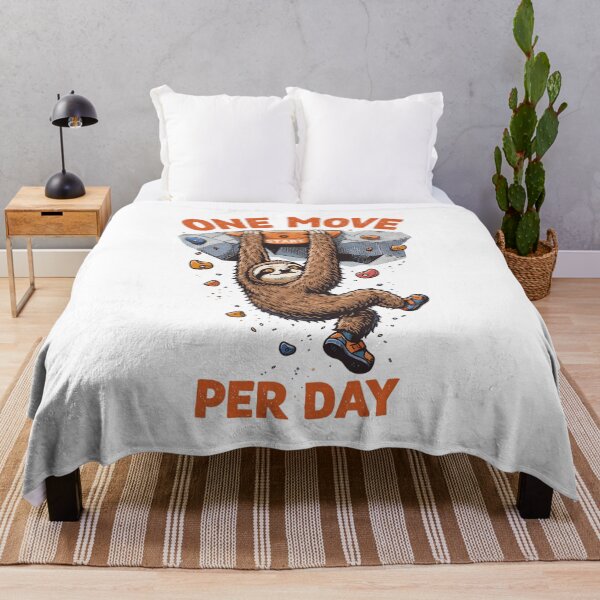 Item preview, Sloth Bouldering - One Move Per Day Fun designed and sold by Pineapple-Tree.