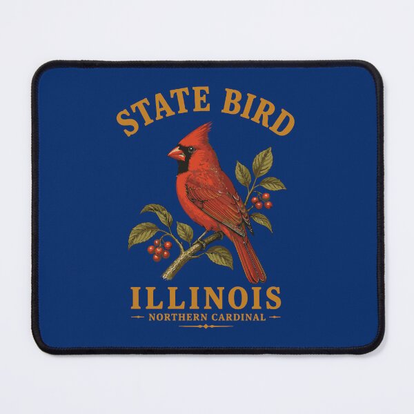 Item preview, Scarlet Songbird of Illinois designed and sold by taiche.
