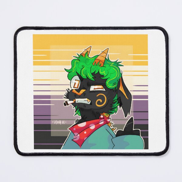 Item preview, Cool Anthropomorphic Black Goat with Green Hair designed and sold by Baby-Care.