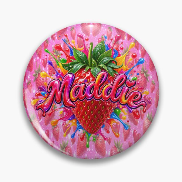 Item preview, Maddie Loves Strawberries – Colorful Strawberry Splash designed and sold by artistwill.