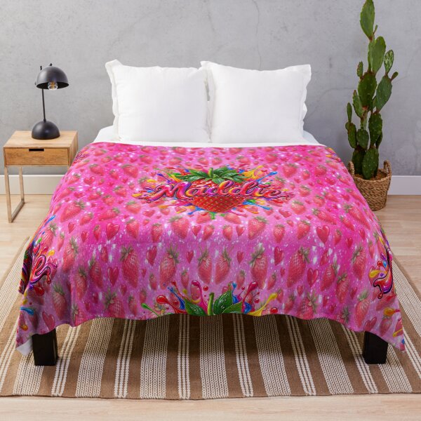 Item preview, Maddie Loves Strawberries – Colorful Strawberry Splash designed and sold by artistwill.