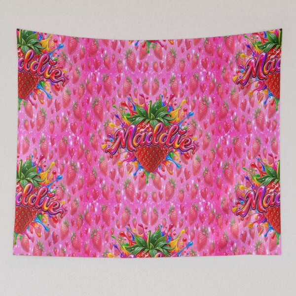 Item preview, Maddie Loves Strawberries – Colorful Strawberry Splash designed and sold by artistwill.