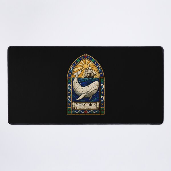Item preview, Moby Dick Stained Glass Whale and Pequod designed and sold by Fenay Designs.