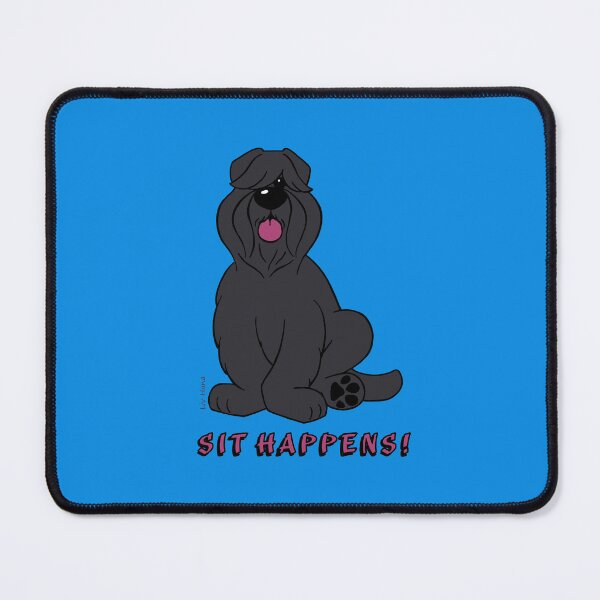 Item preview, Bouvier des Flandres - Sit happens designed and sold by LivHana.