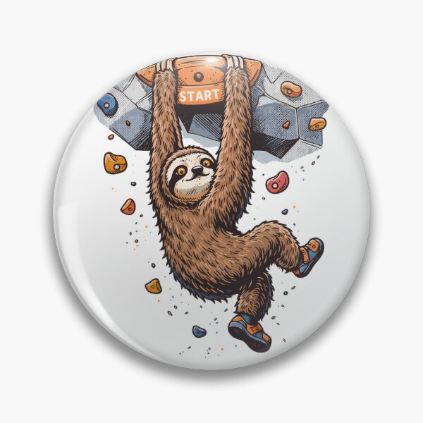 Item preview, Sloth bouldering - Fun climbing designed and sold by Pineapple-Tree.