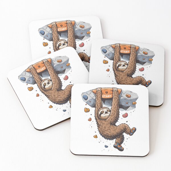 Item preview, Sloth bouldering - Fun climbing designed and sold by Pineapple-Tree.