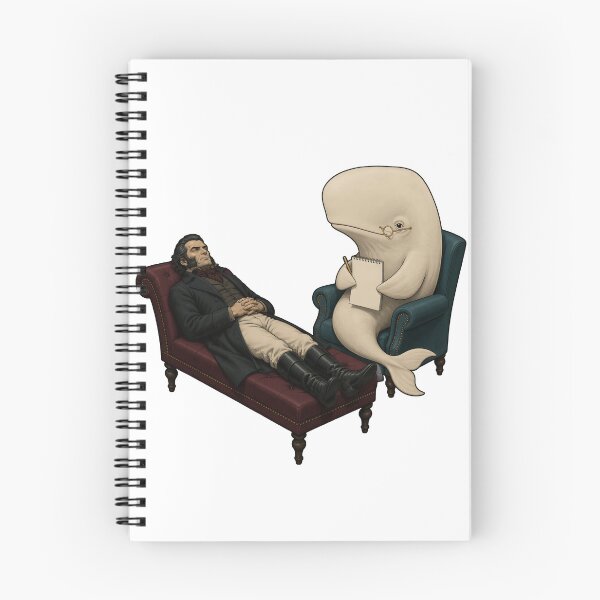 Item preview, Moby Dick: Captain Ahab Meets the Whale Therapist designed and sold by Fenay Designs.