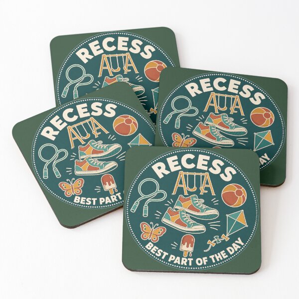 Item preview, Recess Best Part of the Day Kids Vintage Badge designed and sold by MOCH- ART.