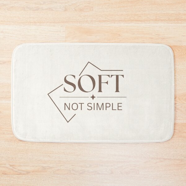 Item preview, Soft Not Simple | Taupe Geometric Frame & Sparkle Serif Typography designed and sold by Sparkle First Co..