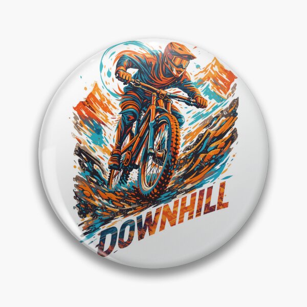 Item preview, Cool downhill mountain bike MTB mountain design designed and sold by Pineapple-Tree.