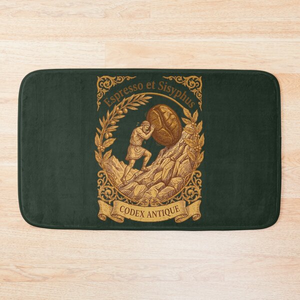 Item preview,  Espresso et Sisyphus - Antique Woodcut Engraving designed and sold by codex antique.