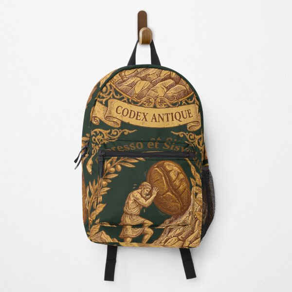 Item preview, Espresso et Sisyphus - Antique Woodcut Engraving designed and sold by codex antique.