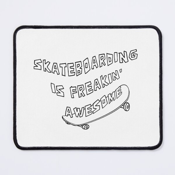 Item preview, Skateboarding Is Freakin' Awesome – Skateboard & Skater Typography Design designed and sold by Cordilla_Xevoc.