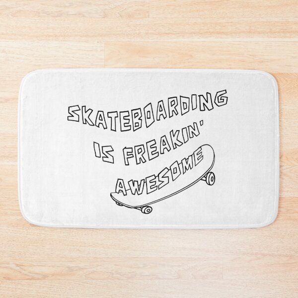 Item preview, Skateboarding Is Freakin' Awesome – Skateboard & Skater Typography Design designed and sold by Cordilla_Xevoc.