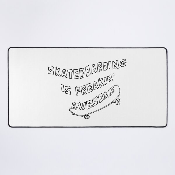 Item preview, Skateboarding Is Freakin' Awesome – Skateboard & Skater Typography Design designed and sold by Cordilla_Xevoc.