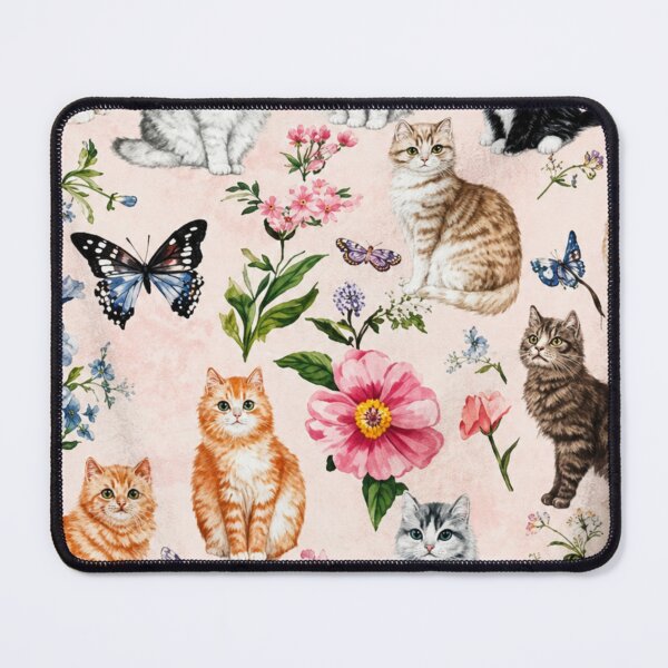 Item preview, Cat Art | Whimsical Folk Art Cats | Colorful Cat Lover Gift | Boho Wall Art designed and sold by flowerpower999.