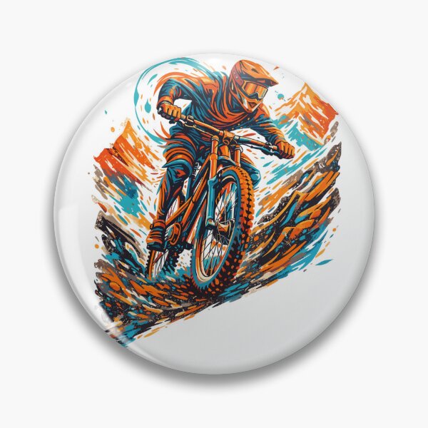 Item preview, Cool downhill mountain bike MTB mountain design designed and sold by Pineapple-Tree.