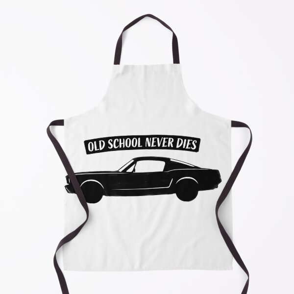 Item preview, Old School Never Dies - Vintage Mustang Muscle Car Silhouette designed and sold by tomsze12.