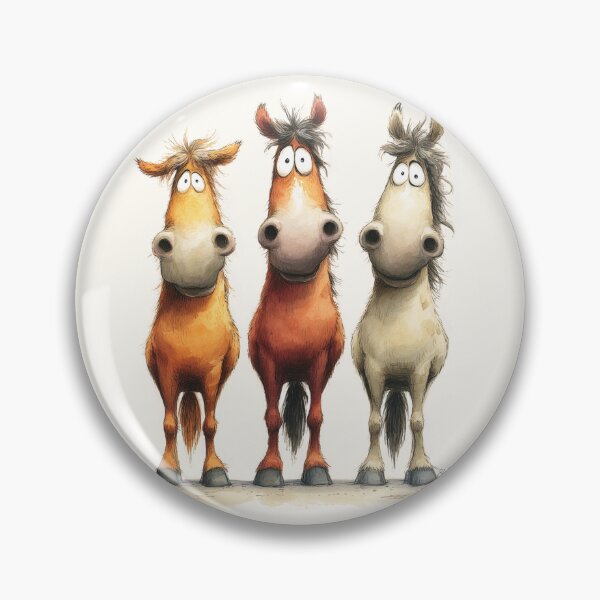 Item preview, Cute Happy Horses ' Mane Riders ' Designs BY SHiRLeY MacARTHuR designed and sold by Shirley MacArthur Art.