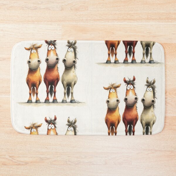 Item preview, Cute Happy Horses ' Mane Riders ' Designs BY SHiRLeY MacARTHuR designed and sold by Shirley MacArthur Art.