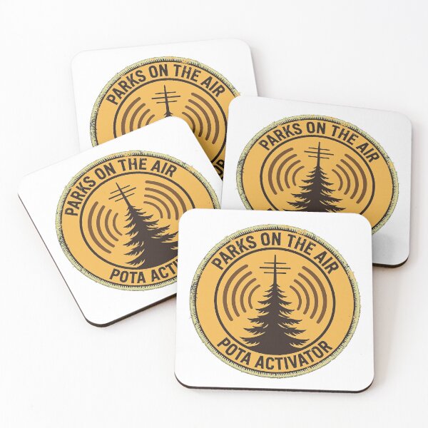 Item preview, Parks On The Air POTA Activator Ham Radio Patch Badge designed and sold by LunaGlow Studio.