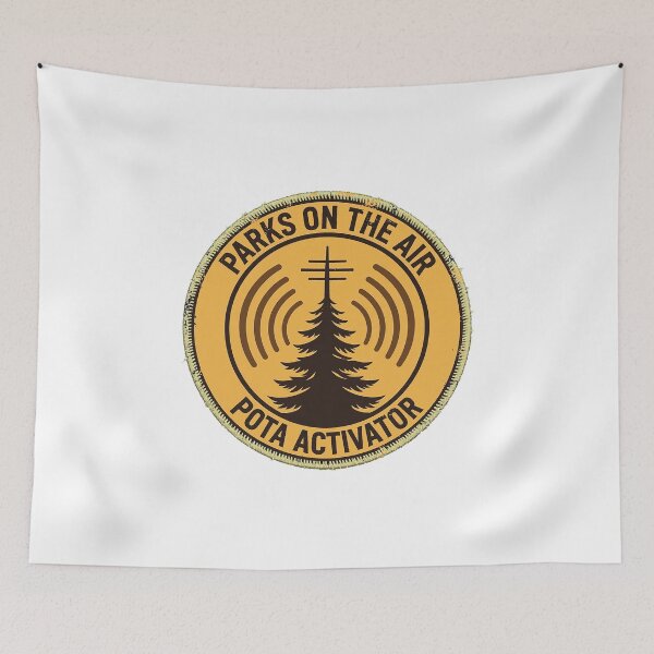 Item preview, Parks On The Air POTA Activator Ham Radio Patch Badge designed and sold by TauqeerArts.