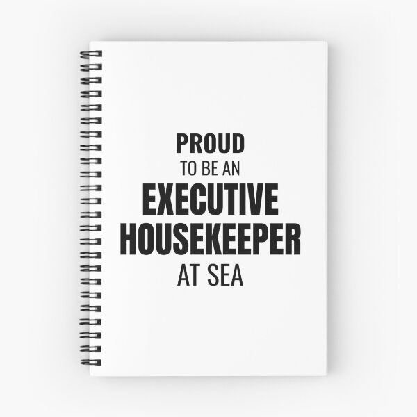 Item preview, Proud to be an Executive Housekeeper at Sea (Black) designed and sold by ShipCrewNation.