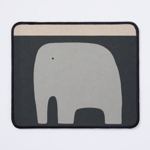 Item preview, Slow Giant – Minimalist Grey Elephant Art. By Moodzu. designed and sold by Moodzu.