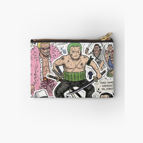 Item preview, Roronoa Zoro Training Manga Collage Fan Art One Piece designed and sold by FreakToons.