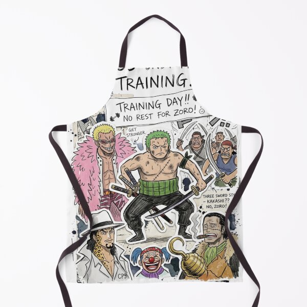 Item preview, Roronoa Zoro Training Manga Collage Fan Art One Piece designed and sold by FreakToons.