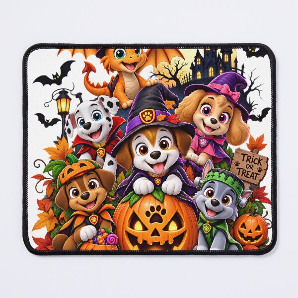 Item preview, Cute Halloween Puppy Friends – Trick or Treat Cartoon Design designed and sold by BeautifyDesign.