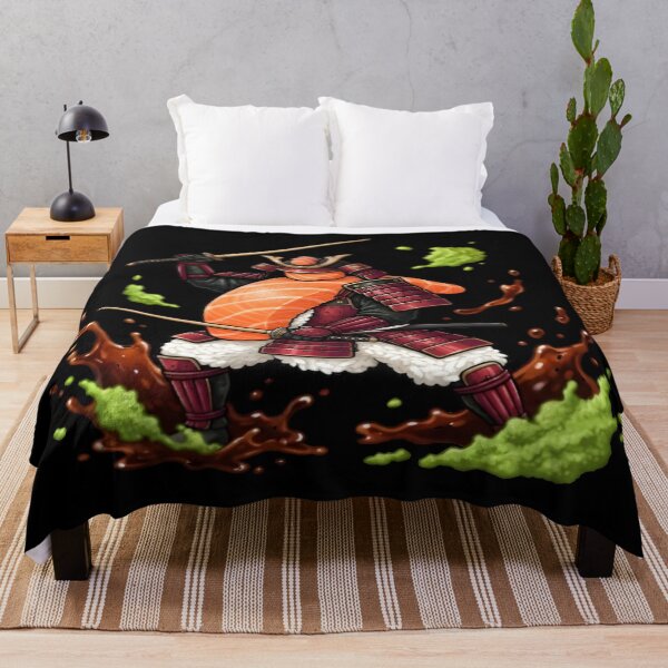 Item preview, Sushi Samurai Warrior Japanese Food Art designed and sold by DailySparks.