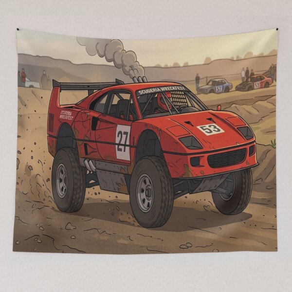 Item preview, Wasteland Race Car designed and sold by JMAVILA ART.