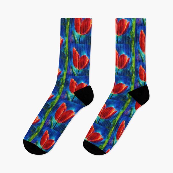 Item preview, Electric Bloom – Vibrant Red Tulip designed and sold by Kimberly Palmer.