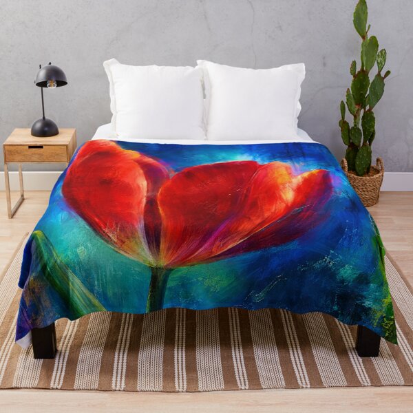 Item preview, Electric Bloom – Vibrant Red Tulip designed and sold by Kimberly Palmer.