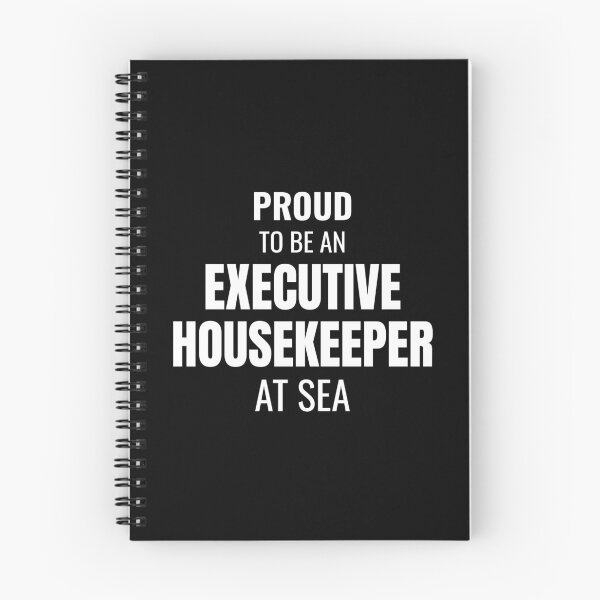 Item preview, Proud to be an Executive Housekeeper at Sea (White) designed and sold by ShipCrewNation.