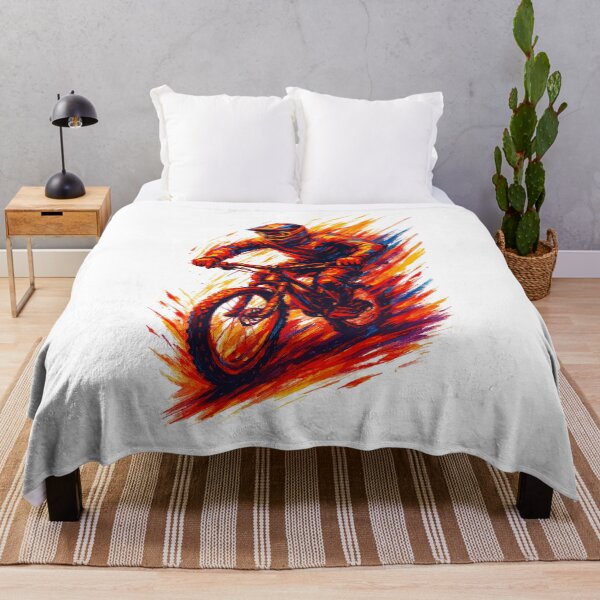 Item preview, Mountain biking, mountain biker, MTB, cool, vibrant colors, gift designed and sold by Pineapple-Tree.