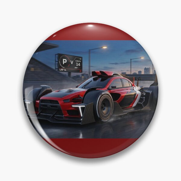 Item preview, Neon Cyberpunk Racing Car designed and sold by JMAVILA ART.