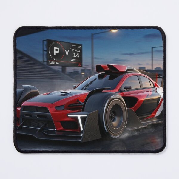 Item preview, Neon Cyberpunk Racing Car designed and sold by JMAVILA ART.