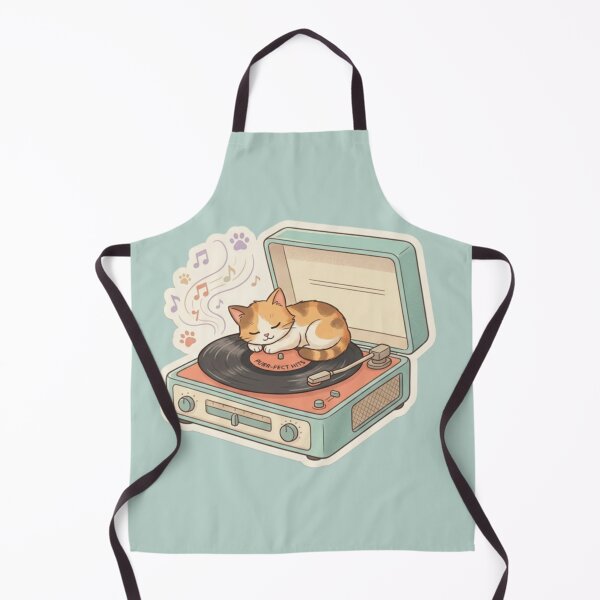 Item preview, Vinyl Cat – Retro Music Lover Kitty designed and sold by Safe Haven Pets.