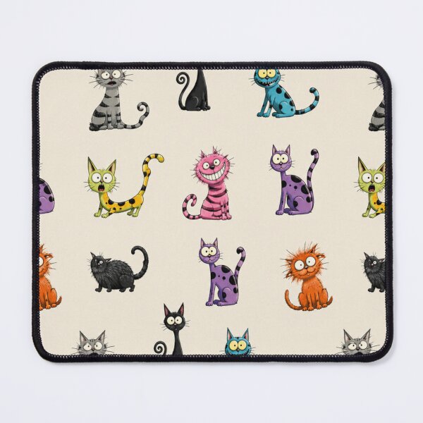 Item preview, Wacky cats designed and sold by PeelieWallies.